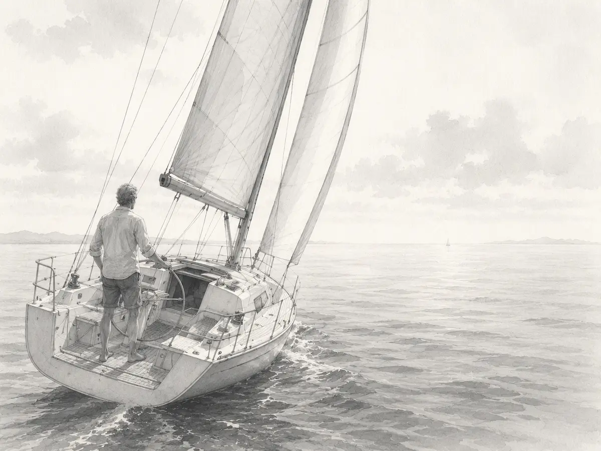 Naviguer sur mer calme